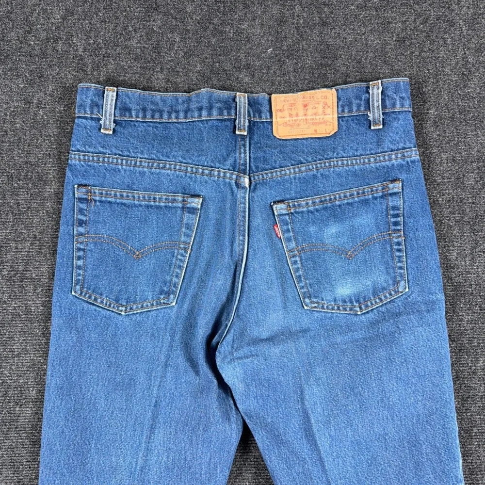 Levi's 517 Bootcut Jeans Vintage 80s Made in USA Denim W34‎ L36 Medium Wash Blue